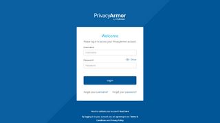 
                            8. Secure Login - privacyarmor.infoarmor.com