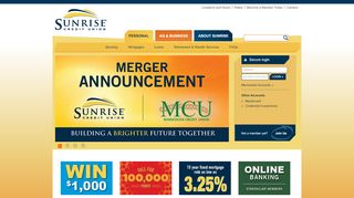 
                            11. Secure login - Sunrise Credit Union - Personal Banking