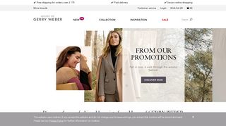 
                            8. Secure online shopping for high ... - HOUSE of GERRY WEBER