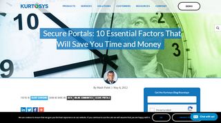 
                            6. Secure Portals: 10 essential factors that will save you time and money