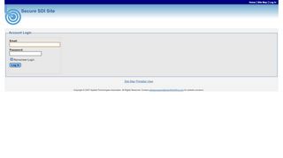 
                            3. Secure SDI Site - Home