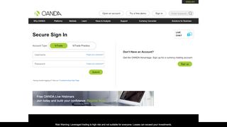 
                            8. Secure Sign In | OANDA Asia Pacific