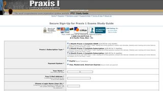 
                            5. Secure Sign-Up for Praxis 1 Exams Study Guide