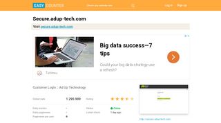 
                            9. Secure.adup-tech.com: Customer Login :: Ad Up Technology