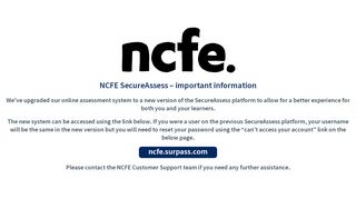 
                            6. SecureAssess® | NCFE | Surpass®