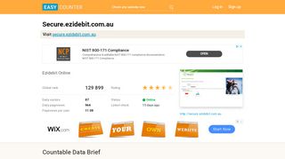 
                            3. Secure.ezidebit.com.au: Ezidebit Online - Easy Counter