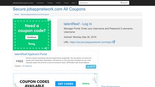 
                            8. Secure.jobappnetwork.com All Coupons