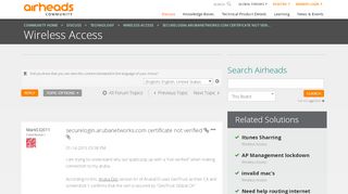 
                            1. securelogin.arubanetworks.com certificate not verified ...