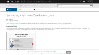 
                            6. Securely signing in to my TechSmith account – …