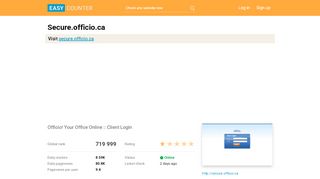 
                            5. Secure.officio.ca: Officio! Your Office Online :: Client Login