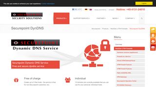 
                            7. Securepoint DynDNS - secure and dynamic DNS service