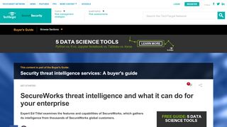 
                            8. SecureWorks threat intelligence and what it can do for ...