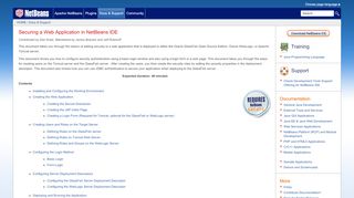 
                            9. Securing a Web Application in NetBeans IDE