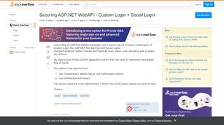 
                            4. Securing ASP.NET WebAPI - Custom Login + …