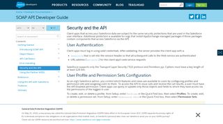 
                            6. Security and the API | SOAP API Developer Guide | Salesforce ...