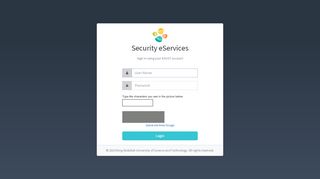 
                            4. Security eServices: Login