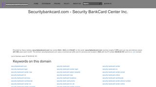 
                            9. Securitybankcard.com - Security BankCard Center Inc.