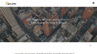 
                            5. security.manager and Portal for ArcGIS Integration - GEO Jobe