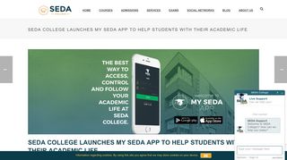 
                            4. SEDA College launches My SEDA App to help students with ...