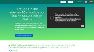 
                            3. SEDA College Online - Fale Inglês Estudando na Melhor ...