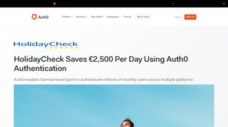 
                            3. See How HolidayCheck Travel Site Uses Auth0 Login and User ...