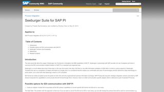 
                            9. Seeburger Suite for SAP PI - Process Integration - SCN Wiki