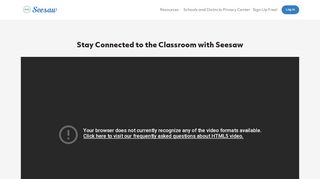 
                            5. Seesaw for Parents