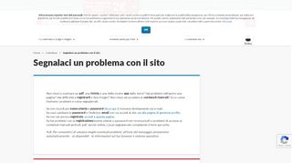 
                            4. Segnalaci un problema con il sito - Altroconsumo