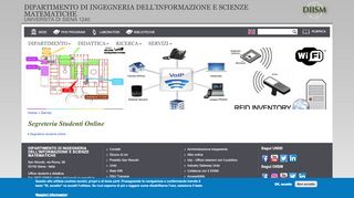 
                            6. Segreteria Studenti Online - diism.unisi.it