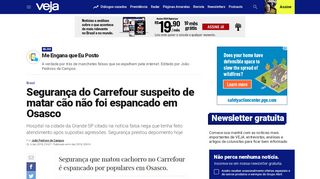 
                            6. Segurança do Carrefour suspeito de matar cão não foi ...