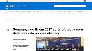 
                            9. Segurança do Enem 2017 será reforçada com detectores …