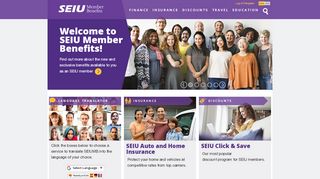 
                            7. SEIU Member Benefits: SEIUMB Home Page
