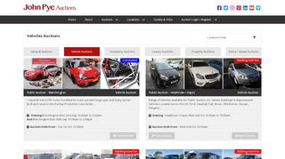 
                            2. Seized and Used Online Vehicle Auctions | John Pye Auctions