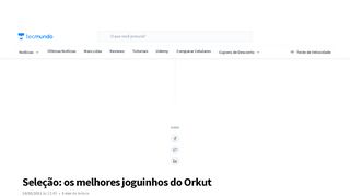 
                            9. Seleção: os melhores joguinhos do Orkut - …