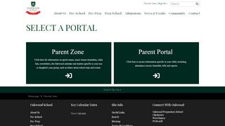 
                            6. Select a portal | Oakwood Prep School