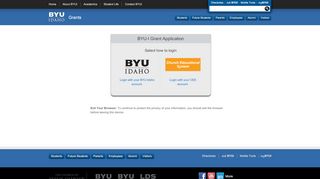 
                            9. Select how to login - Brigham Young University