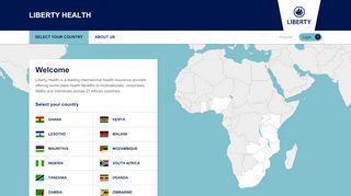 
                            7. Select your country - Liberty Health