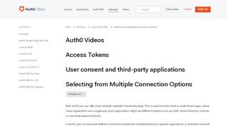 
                            1. Selecting from Multiple Connection Options - Auth0