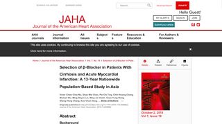 
                            6. Selection of β‐Blocker in Patients With Cirrhosis and Acute Myocardial ...