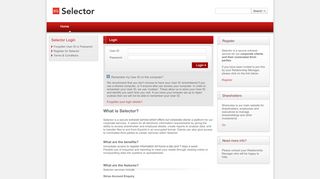 
                            6. Selector Login - Equiniti