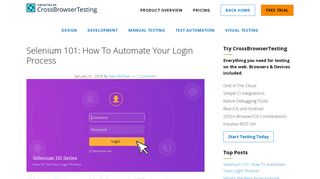 
                            4. Selenium 101: How To Automate Your Login Process ...