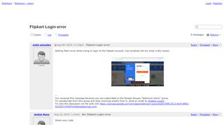 
                            1. Selenium - Users - Flipkart Login error