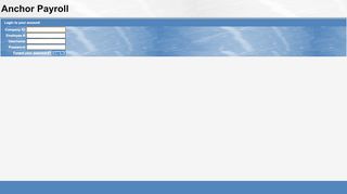 
                            4. Self-Serve Web Portal Login - Anchor Payroll
