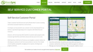 
                            1. Self Service Customer Portal - RazorSync