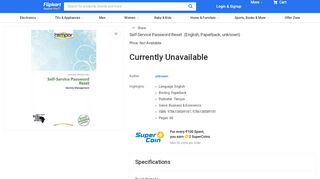 
                            4. Self-Service Password Reset - Flipkart