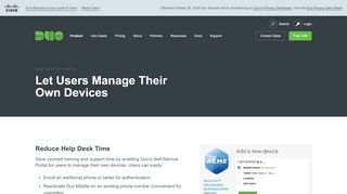 
                            10. Self-Service Portal | Duo Security