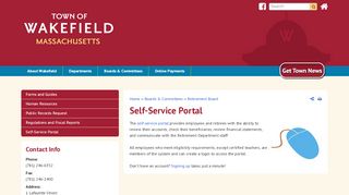 
                            7. Self-Service Portal | Wakefield MA