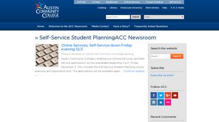 
                            3. Self-Service Student Planning | ACC Newsroom