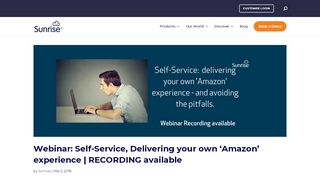 
                            8. Self-Service - Sunrise Software