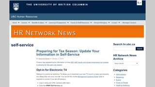 
                            4. self-service - UBC Human Resources